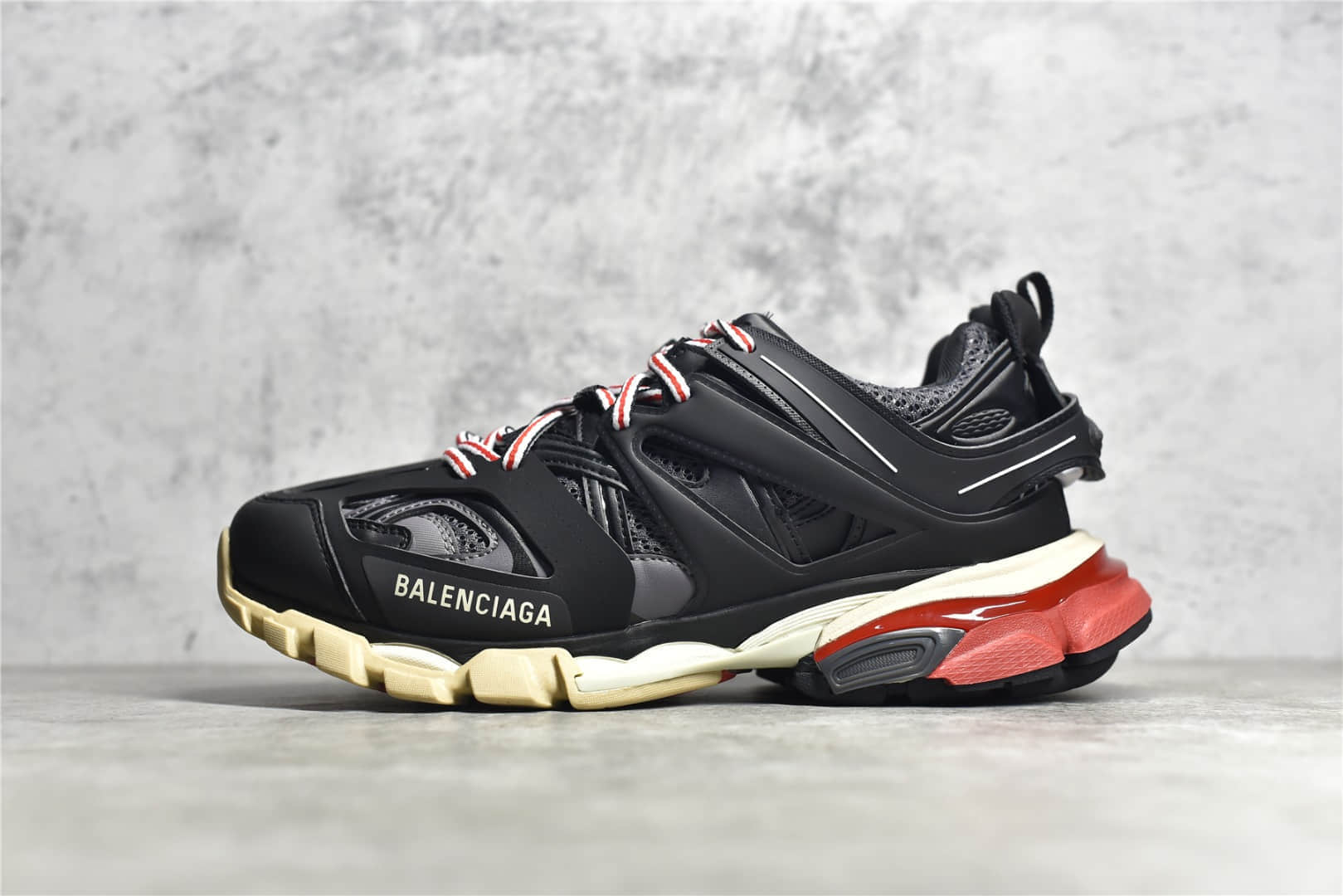 巴黎世家3.0三代黑红概念鞋 Balenciaga Sneaker Tess s.Gomma MAILLE 莆田巴黎世家货源-潮流者之家