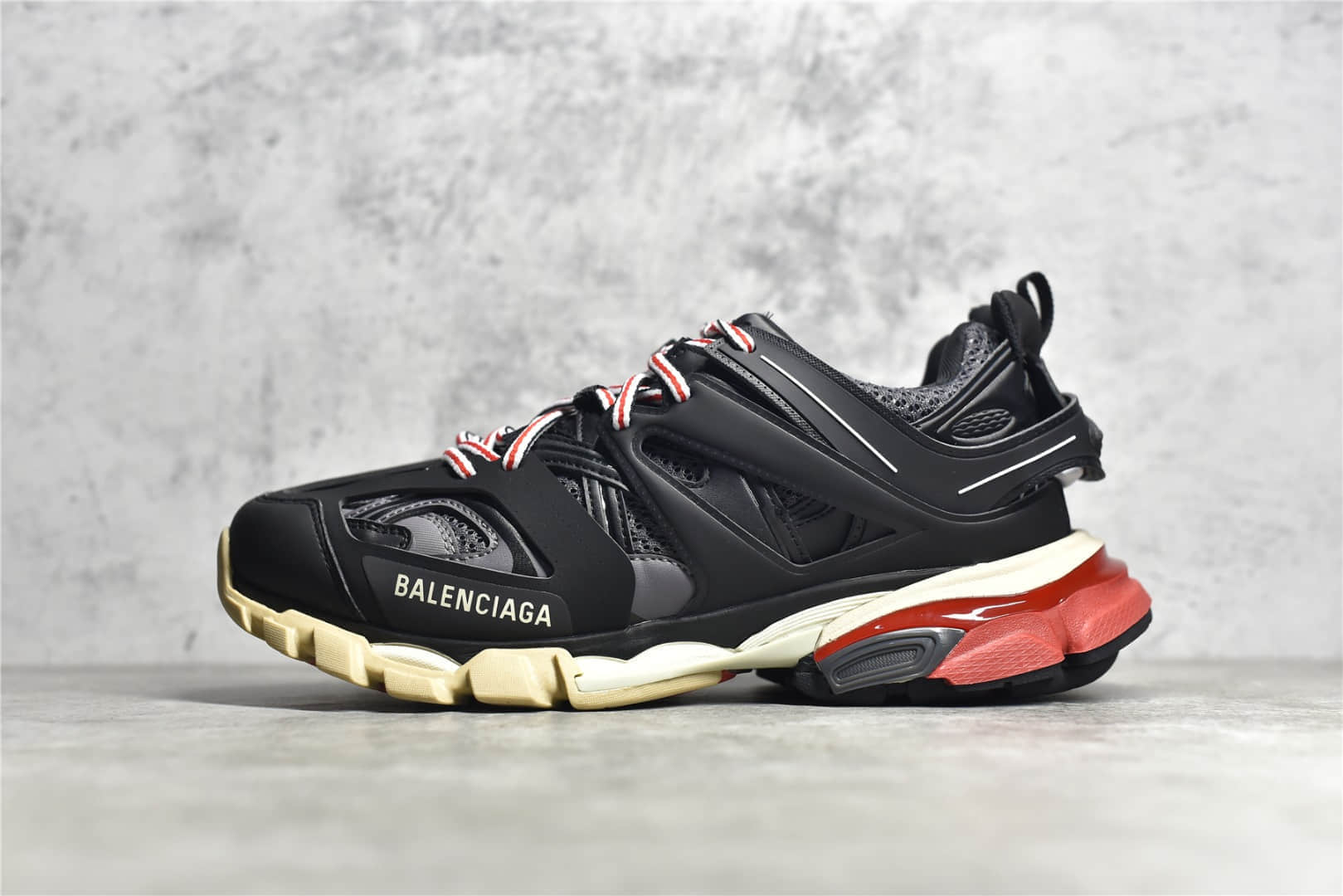 巴黎世家3.0三代黑红概念鞋 Balenciaga Sneaker Tess s.Gomma MAILLE 莆田巴黎世家货源