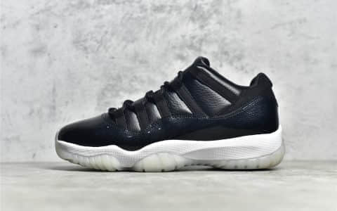 AJ11大魔王低帮 LJR纯原版本 Air Jordan 11 Low "72-10"大魔王低帮新版飞人鞋盒 货号：AV2187-001