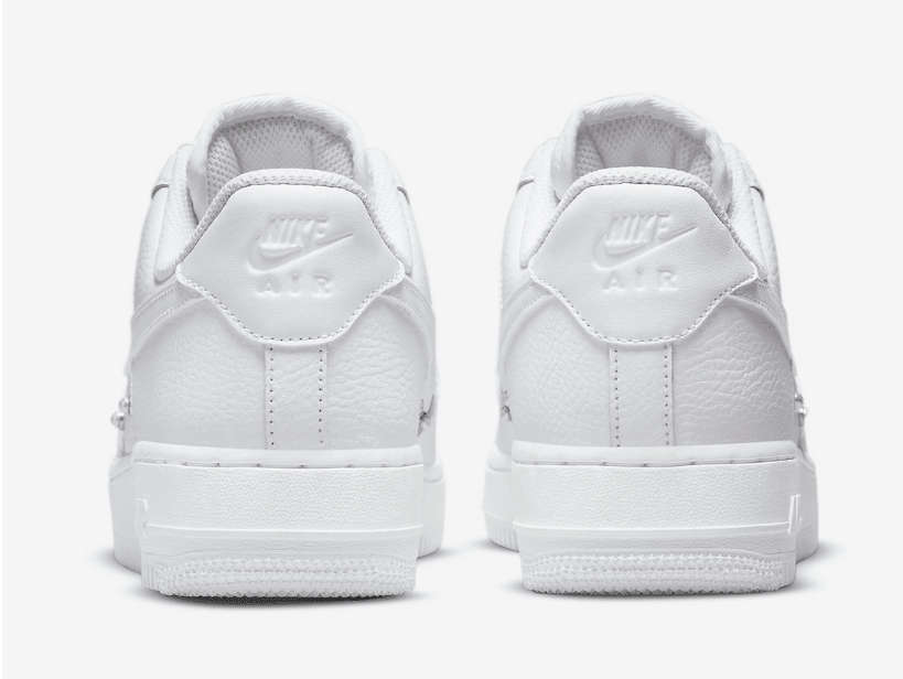 耐克空军纯白低帮 耐克空军珍珠 Nike Air Force 1 “Pearl” 耐克空军荔枝皮 货号：DQ0231-100