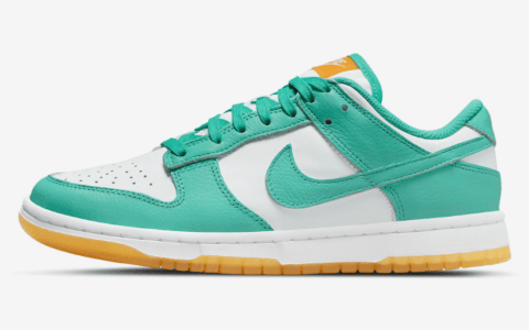 耐克Dunk蒂芙尼低帮 Nike Dunk Low “Turquoise and Orange” 耐克Dunk白绿低帮 货号：DV2190-100