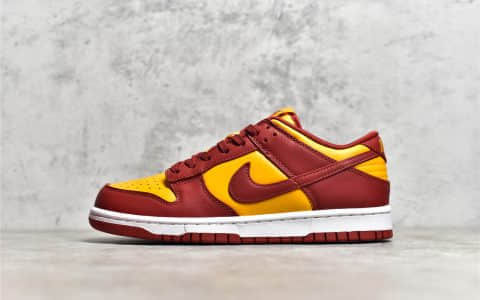 耐克Dunk番茄炒蛋低帮M纯原版本 Nike Dunk Low“Midas Gold” 耐克Dunk红黄低帮 货号：DD1391-701