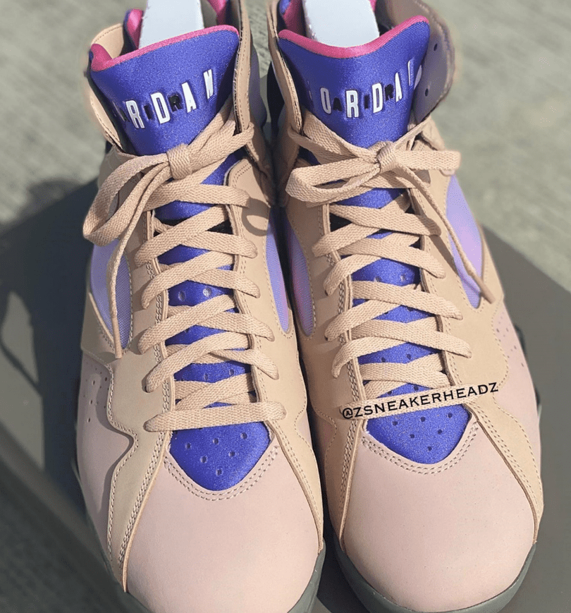 AJ7蓝宝石高帮 Air Jordan 7 SE “Sapphire” 新配色AJ7粉色高帮 货号：DJ2636-204