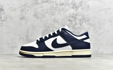 耐克Dunk海军蓝低帮 Nike Dunk Low Retro 复古海军蓝 代购版本耐克Dunk复刻 货号：DD1503-115