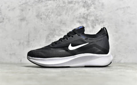 耐克登月飞线4代 Nike Zoom Fly 4 耐克缓震碳板黑色透气跑鞋 货号：CT2392-001
