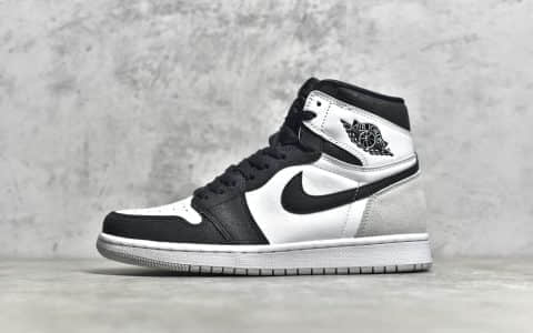 AJ1黑灰脚趾高帮LJR纯原版本 Air Jordan 1 " Stage Haze" AJ1黑灰高帮 货号：555088-108