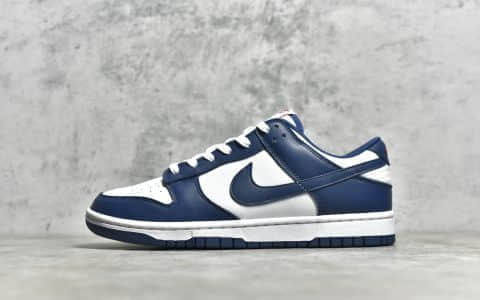 耐克Dunk海军蓝低帮耐克Dunk白蓝低帮 Nike Dunk Low Retro 海军蓝2.0 货号：DD1391-400