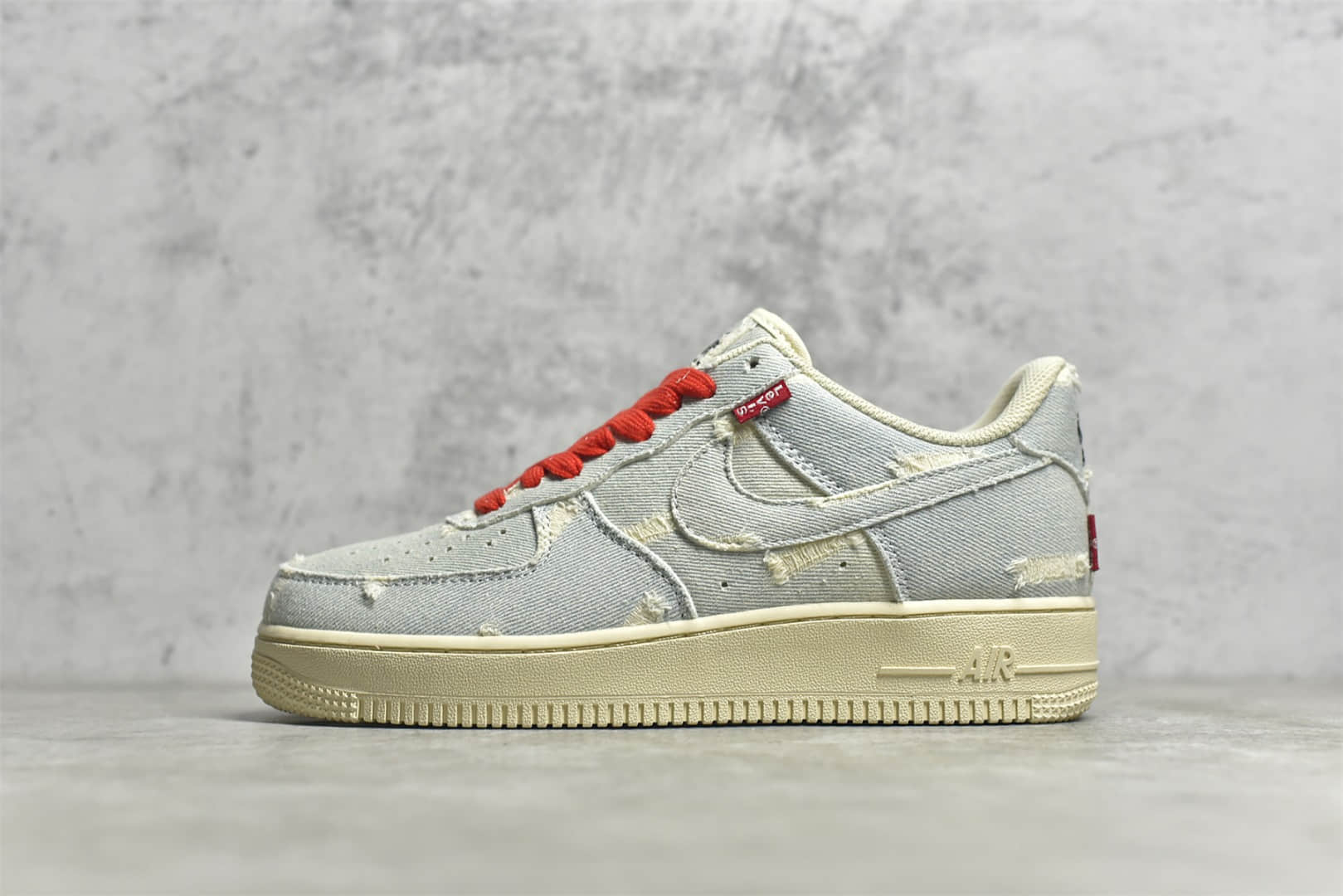 耐克空军牛仔低帮CJ纯原版本 Nike Air Force 1 Low 耐克空军带芯片 耐克空军新款 货号：VI6396-158