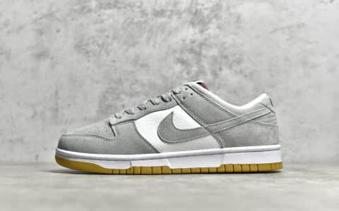 耐克Dunk白灰生胶低帮 Nike Dunk Low Retro 耐克灰色麂皮低帮板鞋 耐克Dunk纯原 货号：DO7412-995