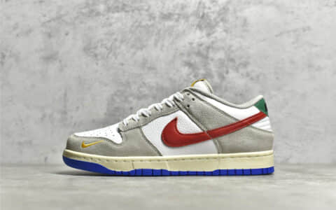 耐克SB Dunk米白红低帮 Nike SB Dunk Low 耐克缓震板鞋 耐克Dunk白红 货号：DX6037-781