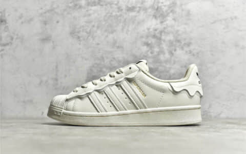 阿迪达斯三叶草贝壳头白色板鞋 Adidas Original Super Star 阿迪达斯贝壳头新款 货号：GW4441