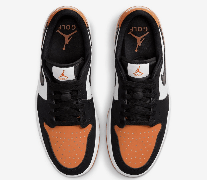 Air Jordan 1 Low Golf “Shattered Backboard” AJ1黑橙扣碎复刻回归 货号：DD9315-800