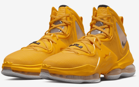 耐克詹姆斯19橙色实战球鞋 Nike LeBron 19 “Hard Hat” 詹姆斯新款球鞋全新配色 货号：CZ0203-700