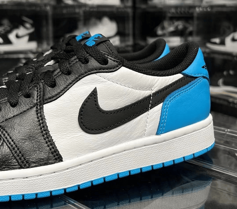 AJ1白蓝低帮Air Jordan 1 Low OG “UNC” AJ1海军蓝 AJ1黑曜石低帮新款实物图 货号：CZ0790-104