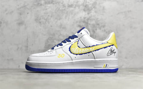 耐克空军一号NBA联名勇士配色 Nike Air Force 1 Low 原厂空军一号进口皮料 货号：YK2311-022