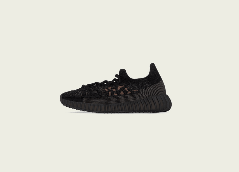 椰子350V2黑武士新款 椰子全黑跑鞋 Yeezy 350 V2 CMPCT 岩石碳黑  货号：HQ6319