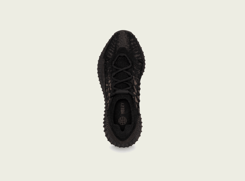 椰子350V2黑武士新款 椰子全黑跑鞋 Yeezy 350 V2 CMPCT 岩石碳黑  货号：HQ6319