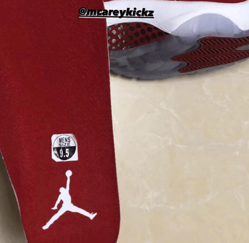 新款AJ11樱桃最新实物图 Air Jordan 11 “Cherry” 年底发售AJ11白红真碳实战球鞋 货号：CT8012-116-潮流者之家