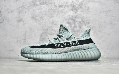 OG纯原版本椰子350V2灰蓝色 椰子巴斯夫真爆 货号：HQ2060