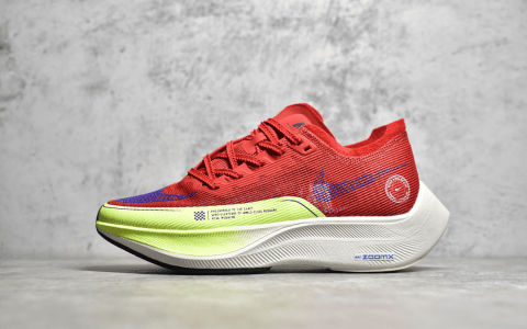正品耐克马拉松二代红色缓震跑鞋复刻 Nike Zoom X Vaporfly Next% 货号：DX3371-600