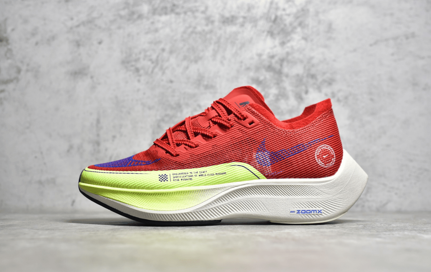 正品耐克马拉松二代红色缓震跑鞋复刻 Nike Zoom X Vaporfly Next% 货号：DX3371-600