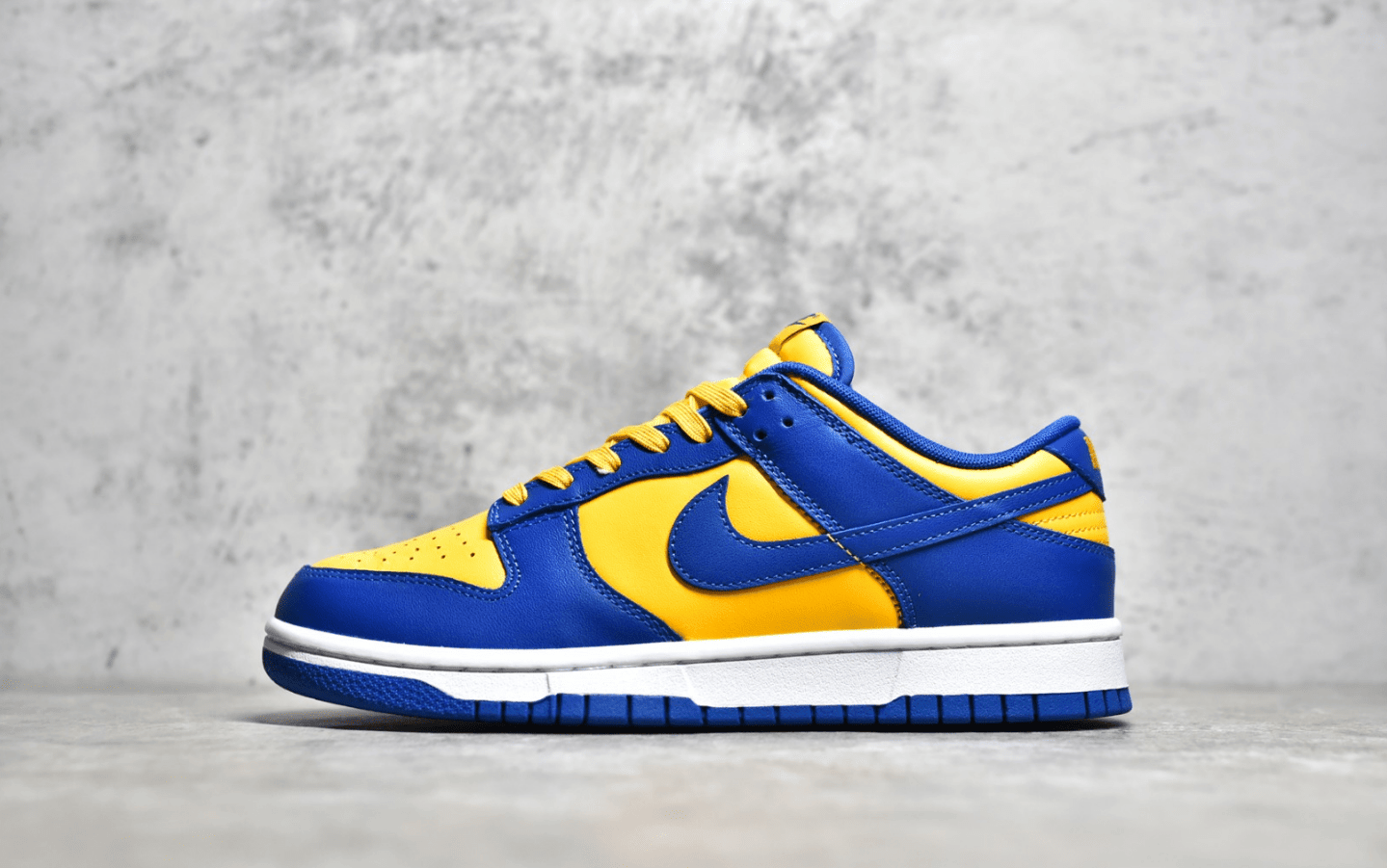 耐克Dunk蓝黄低帮 Nike Dunk Low " UCLA" 耐克Dunk带气垫 耐克工厂货源 货号：DD1391-402