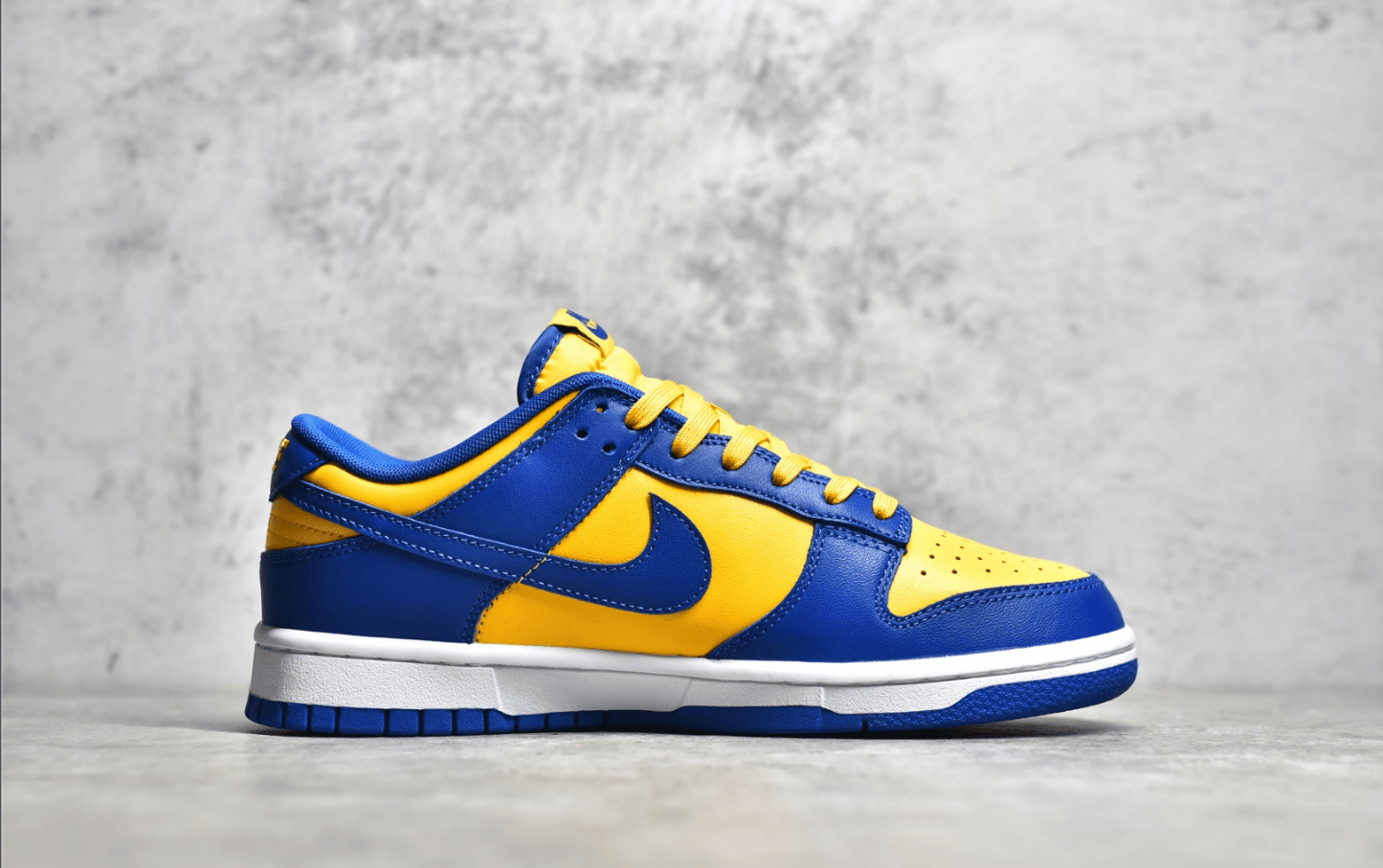 耐克Dunk蓝黄低帮 Nike Dunk Low " UCLA" 耐克Dunk带气垫 耐克工厂货源 货号：DD1391-402