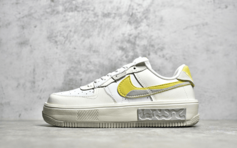 耐克空军马卡龙白黄低帮 Nike Air Force 1 low 外贸耐克空军渠道 耐克空军带气垫 货号：DV6984-100