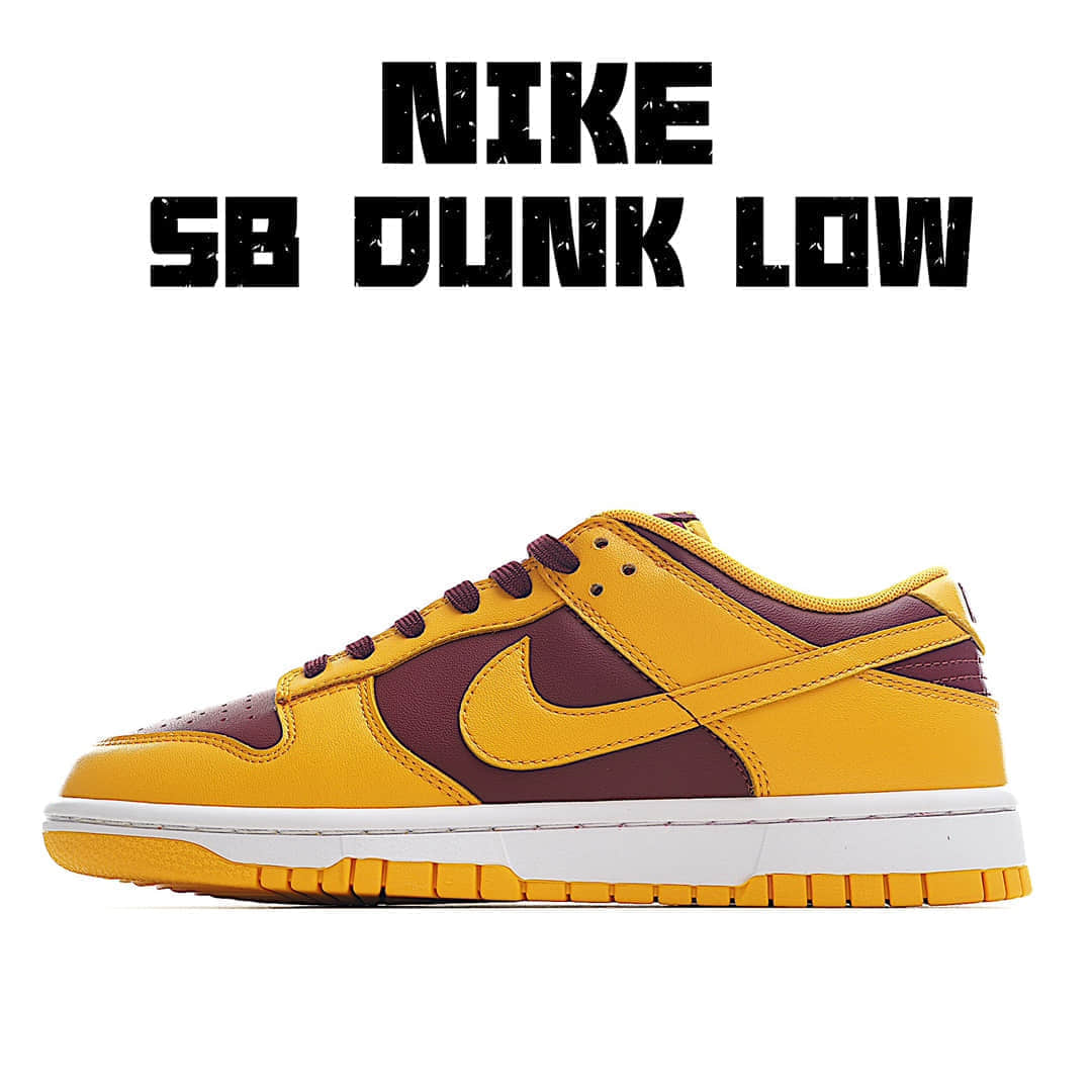 耐克SB Dunk亚利桑那州限定低帮 NIKE SB Dunk Low “Arizona State” 耐克SB Dunk黄棕低帮 货号：DD1391-702