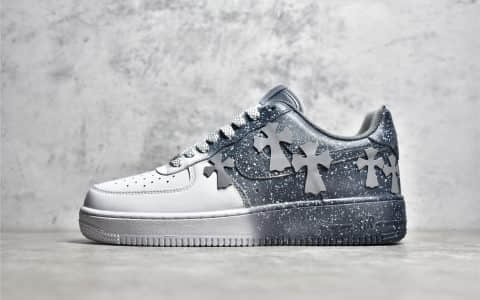 耐克空军克罗心联名特殊鞋盒 Chromehearts x Nike Air Force 1'07 Low 耐克空军定制款 货号：CW2288-111