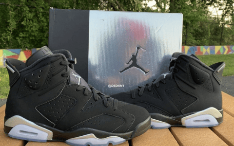 AJ6黑银实物图 Air Jordan 6 “Metallic Silver” 新款AJ实战球鞋细节 货号：DX2836-001