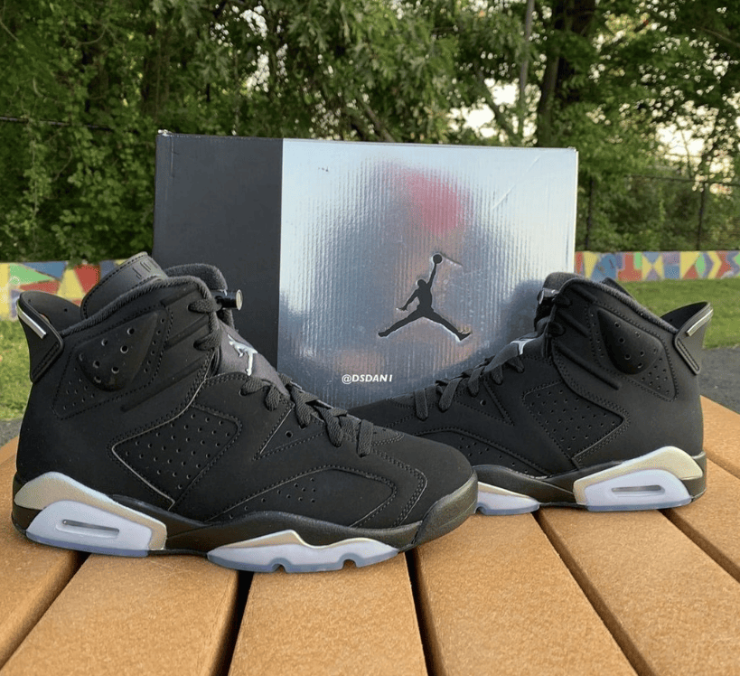 AJ6黑银实物图 Air Jordan 6 “Metallic Silver” 新款AJ实战球鞋细节 货号：DX2836-001