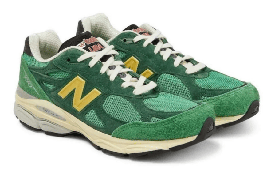 新百伦NB俄勒冈配色 New Balance 990v3 Made in USA NB990V3绿色 货号：M990GG3