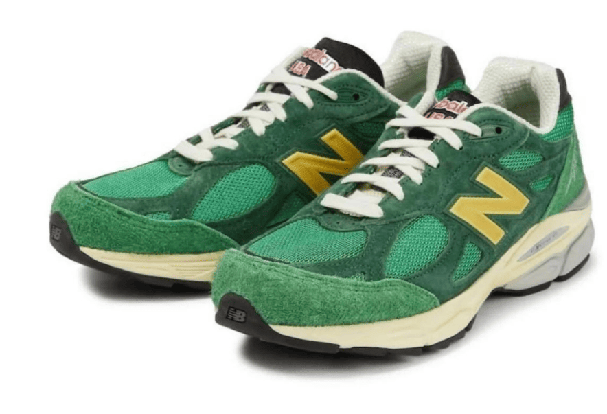 新百伦NB俄勒冈配色 New Balance 990v3 Made in USA NB990V3绿色 货号：M990GG3