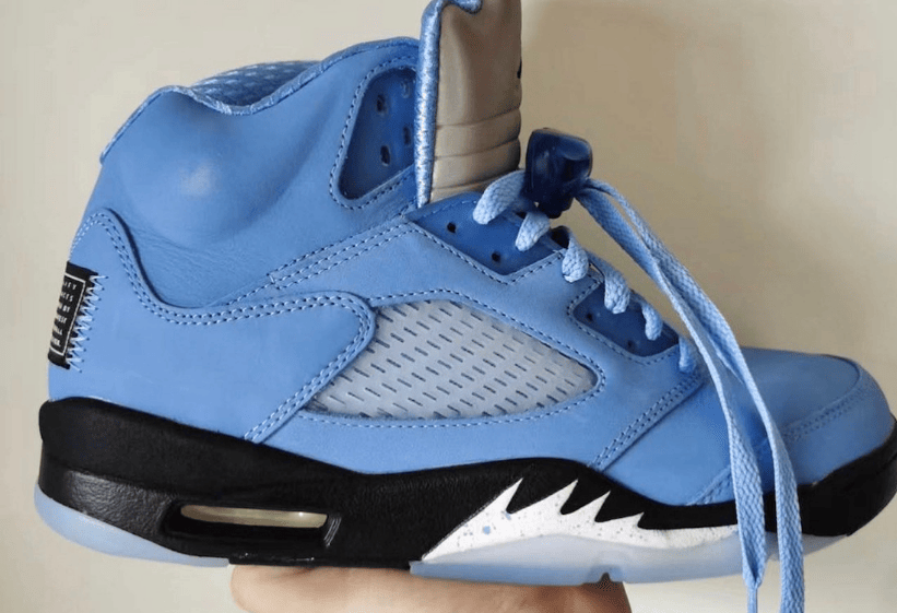 AJ5北卡蓝 Air Jordan 5 “UNC” 新款AJ5蓝色 耐克缓震球鞋 AJ5新款 货号：DV1310-401