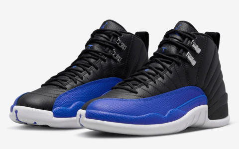 AJ12皇家蓝官图 Air Jordan 12 WMNS “Hyper Royal” AJ12黑蓝实战球鞋 货号：AO6068-004