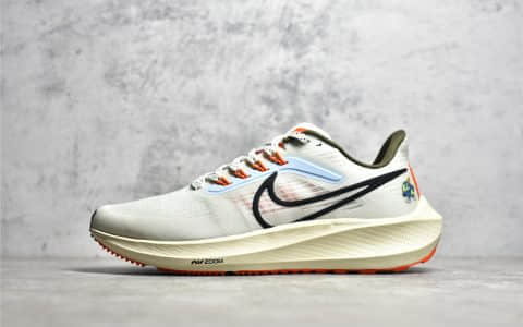 耐克登月39代米白色轻款跑鞋 Nike Air Zoom Pegasus 39 耐克网面透气跑鞋 货号：DX6050-101