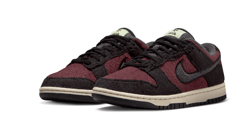 耐克Dunk羊毛材质两个新配色 Nike Dunk Low “Fleece” 耐克羊毛低帮 货号：DQ7579-600 DQ7579-300