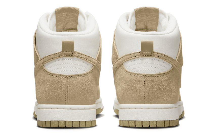 耐克Dunk白色小麦高帮板鞋 Nike Dunk High “Tan Suede” 小麦色百搭板鞋 货号：DQ7679-001