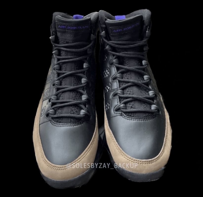 AJ9黑棕色经典配色发售日期 Air Jordan 9 “Olive Concord” AJ9世界 货号：CT8019-034