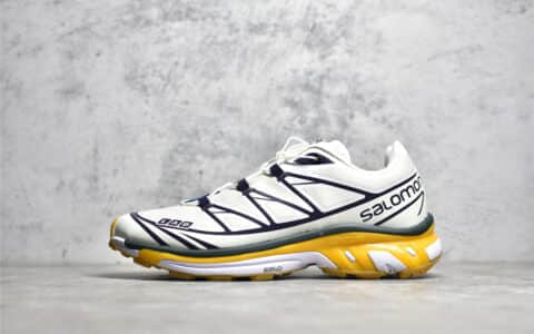 萨洛蒙白色 Salomon 萨洛蒙 XT-6 复古机能跑鞋 莆田复刻鞋实拍
