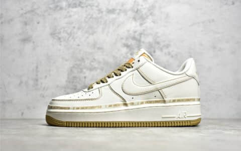 耐克空军Uninterrupted联名白金低帮Uninterrupted x Nike Air Forece 1'07 Low "MORE THAN" 货号：UN0824-332