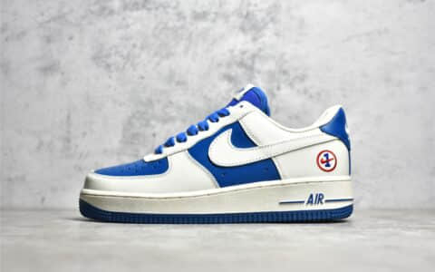 CJ版本耐克空军白蓝低帮 Nike Air Force 1 Low’07 耐克空军40周年纪念款 货号：DD8959-703