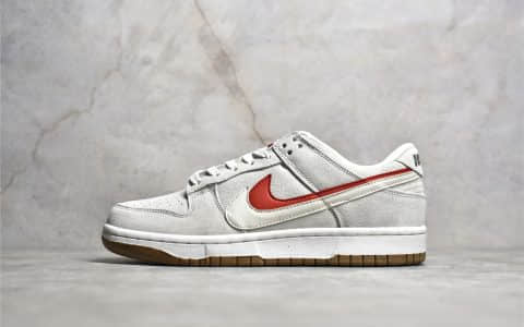 耐克Dunk灰白麂皮低帮 Nike Dunk Low SE “85” 耐克Dunk双勾 耐克Dunk85周年纪念款 货号：DO9457-100