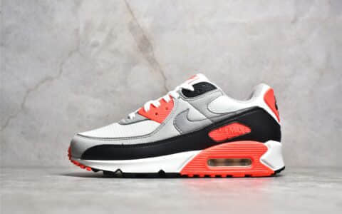 耐克AIR MAX红外线 Nike Air Max 90“Infrared” 耐克白红跑鞋 货号：CT1685-100