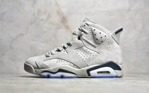 LJR版本AJ6乔治城灰色麂皮 Air Jordan 6 Retro 莆田AJ6纯原工厂 货号：CT8529-012