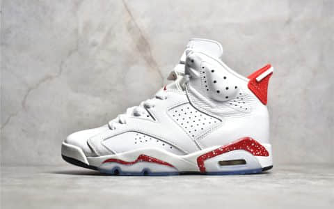 AJ6白色实战球鞋 Air Jordan 6 Retro AJ6白红奥利奥实拍图 货号：CT8529-162