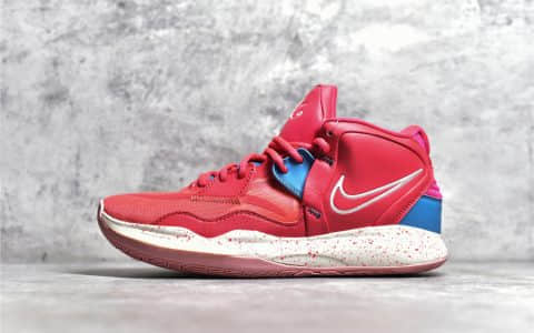 耐克欧文8代西瓜红配色 Nike KYRIE INFINITY EP 耐克红球篮球鞋 正品实战球鞋 货号：DM0855-600