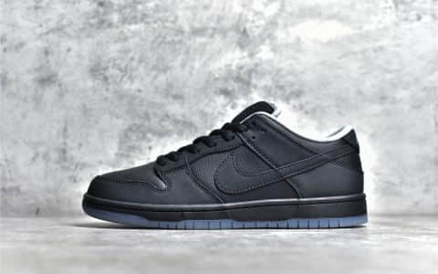 耐克SB Dunk黑莱卡正品复刻 Atlas 35MM Black Nike SB Dunk Low 高端耐克Dunk版本 货号504750 086