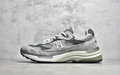 正品新百伦NB992元祖灰跑鞋 New Balance 992 新百伦灰色缓震跑鞋 货号：M992GR